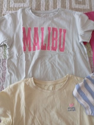 4 Blusas Niña Talla 7-8 Años