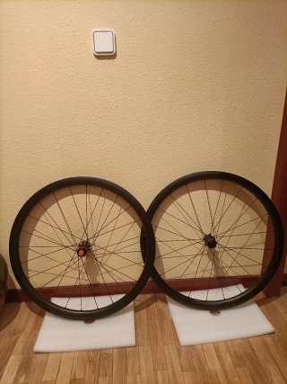 Ruedas carretera bicicleta carbono