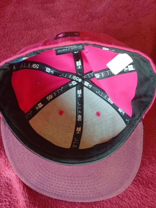 Gorra New York Yankees Rosa y Morada