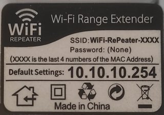 Repetidor WiFi Extensor 300 Mbps