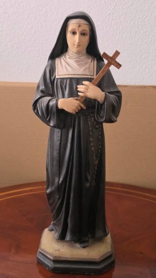 Santa Rita de Casia Olot figura religiosa 45 cm