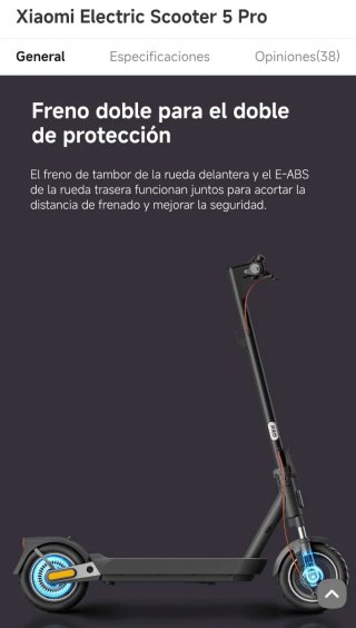 Patinete Eléctrico Xiaomi 5x pro usado 4 veces.