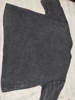 Camiseta Bershka Oversize Negra XL