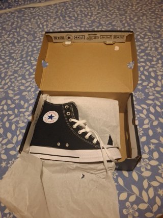 Converse Negras con plataforma