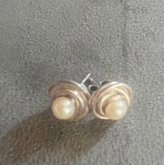 Pendientes Tous Plata y Perla