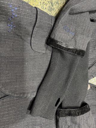 Chaqueta NOA NOA lana pinstripe