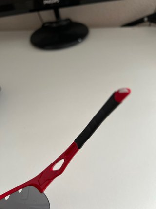 Gafas Ciclismo GES Rojas + 2 Lentes + Funda