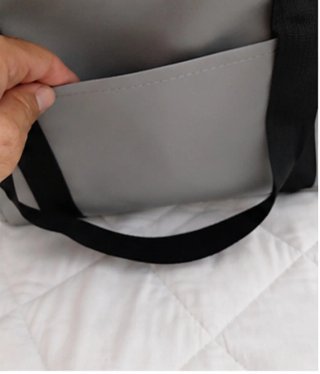 Nevera portátil gris