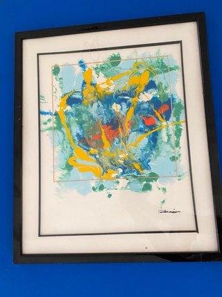Cuadro abstracto moderno