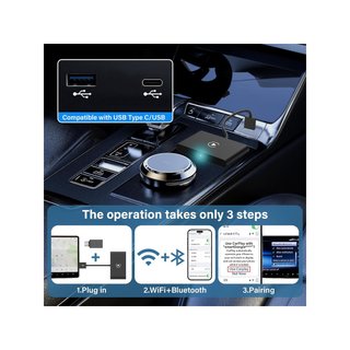 GAOEEIN adaptador CarPlay inalámbrico 5G