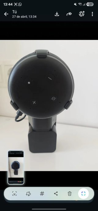 Echo Dot 4ª Gen con Soporte Pared