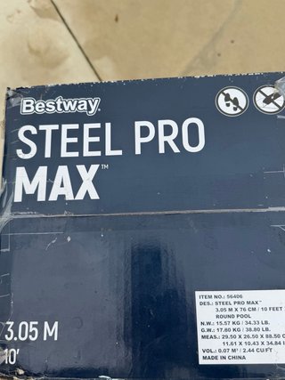 Piscina Bestway Steel Pro Max 3.05m