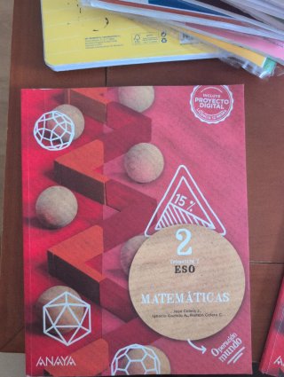 Libros de Matemáticas 2 ESO Anaya