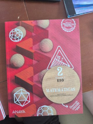 Libros de Matemáticas 2 ESO Anaya
