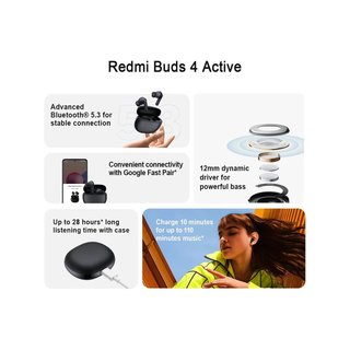Xiaomi Redmi Buds 4 Active BHR8000GL auriculares