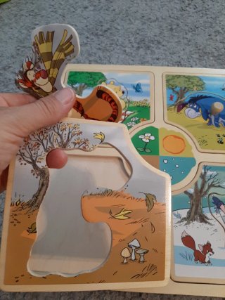 Puzzle Disney Winnie the Pooh 4 estaciones