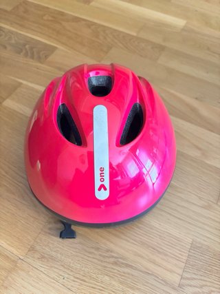 Casco rosa infantil B'twin