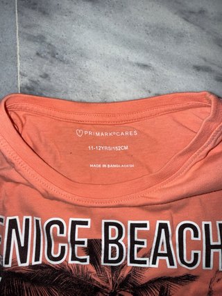 Camiseta Naranja Venice Beach California