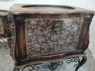 Baúles vintage madera, metal,No es una Antigüedad.