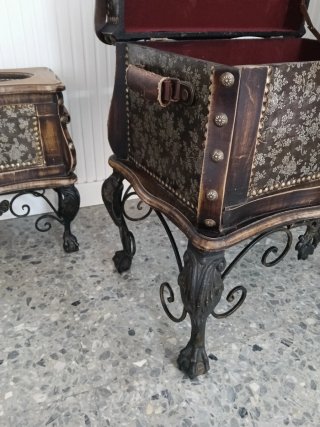 Baúles vintage madera, metal,No es una Antigüedad.