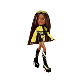 Bratz Scorchin' Sasha muñeca moda moto accesorios