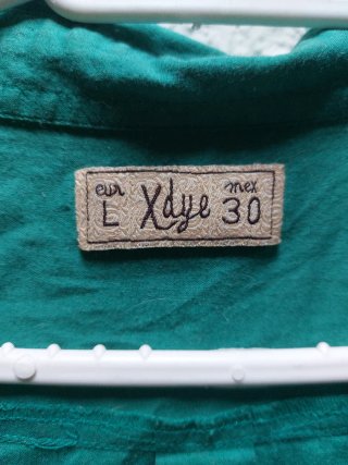 Camisa fresca verde talla L