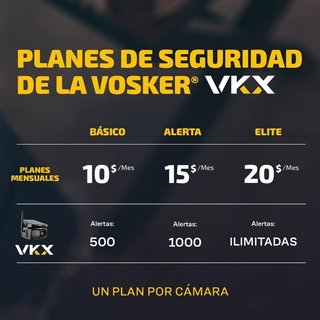 Cámara seguridad Vosker VKX 4G LTE solar NUEVO