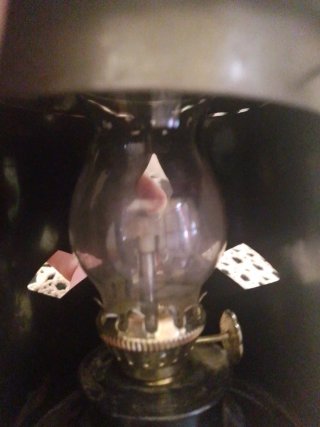 Farol decorativo vintage metal y cristal
