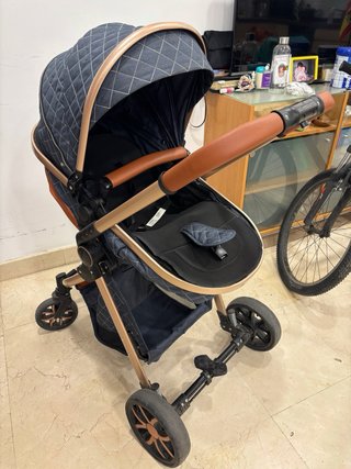 Carrito Bebe 3 en 1 Sianldcone V9 Blue