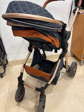 Carrito Bebe 3 en 1 Sianldcone V9 Blue