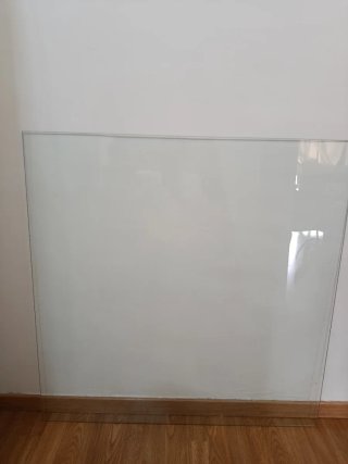 Cristal Mesa Cuadrada. Medida 89 x 89 cms.