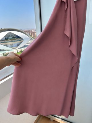 Vestido midi asimétrico Zara Talla M