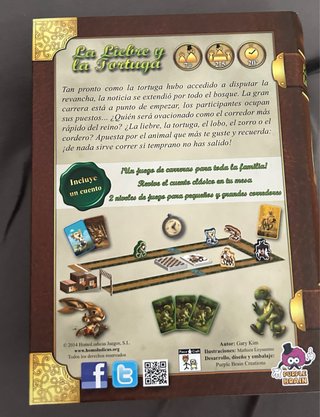 Juego de mesa La liebre y la Tortuga