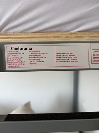 Litera metálica + 2 colchones