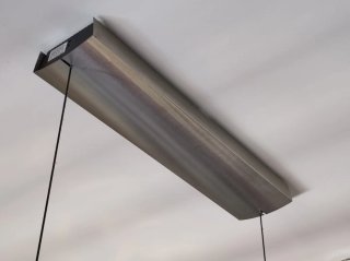 Lámpara de techo moderna cristal y metal