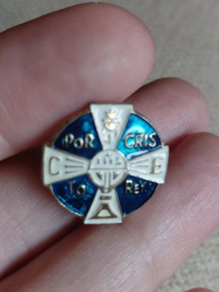 Pin Antiguo  CrisTo Rey