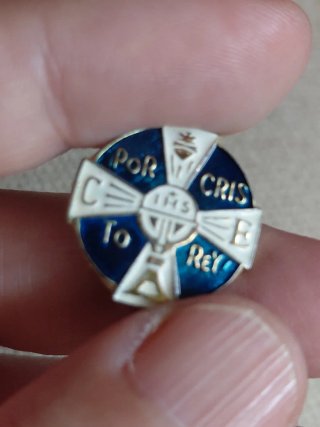 Pin Antiguo  CrisTo Rey