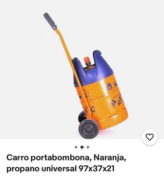Carrito para TRANSPORTAR  botellas de butano