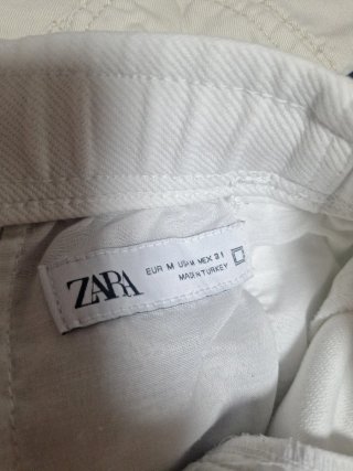 Pantalón corto blanco talla M
