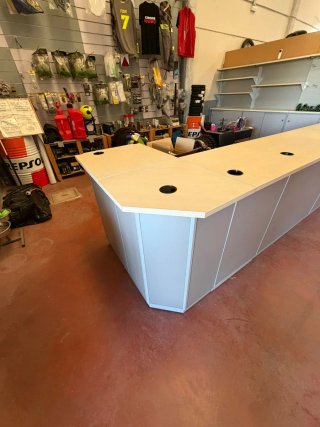 Mostrador de exposición/tienda