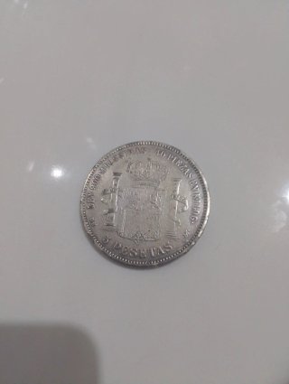 Moneda 5 Pesetas 1871 Amadeo I