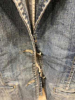 Japan Style Denim Blazer Jacket Fuxxin Light...