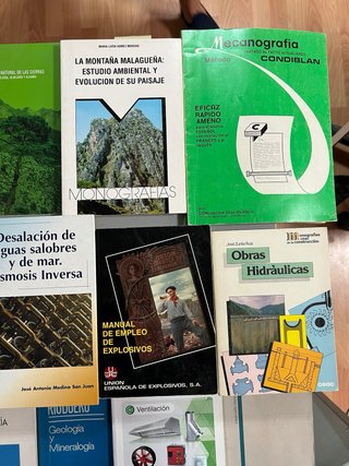 Libros varios ingenieria medioambiente 3€ unidad