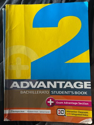 Advantage 2 Bachillerato