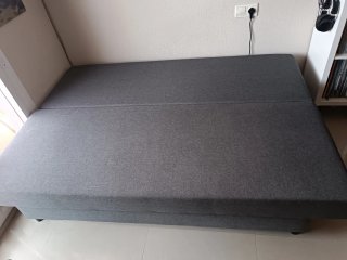 Sofá cama IKEA Asarum gris