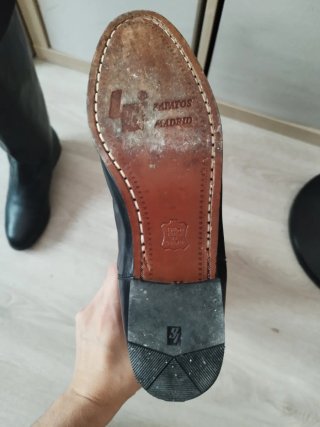 Botas altas negras planas