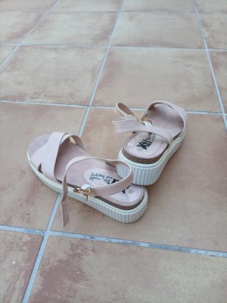 Sandalias Xti Beige/Rosa