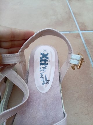 Sandalias Xti Beige/Rosa