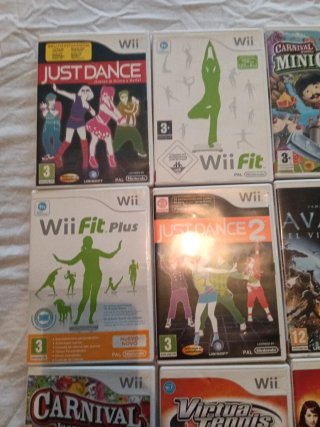 Lote de 10 Juegos Wii cada uno 10€