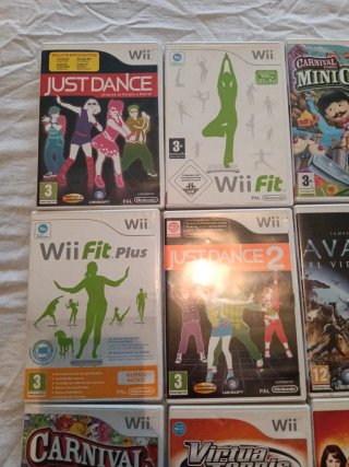Lote de 10 Juegos Wii cada uno 10€